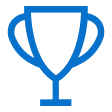 Image of a green trophy icon
